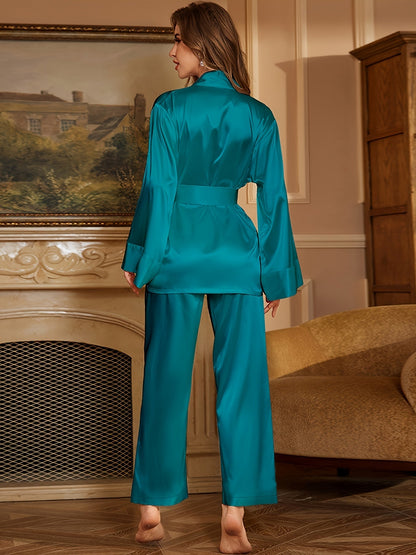 Victoria — Elegance Robe & Pajama Set