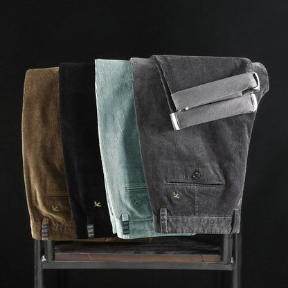 Jacorvin - Medium Waist Corduroy Chinos