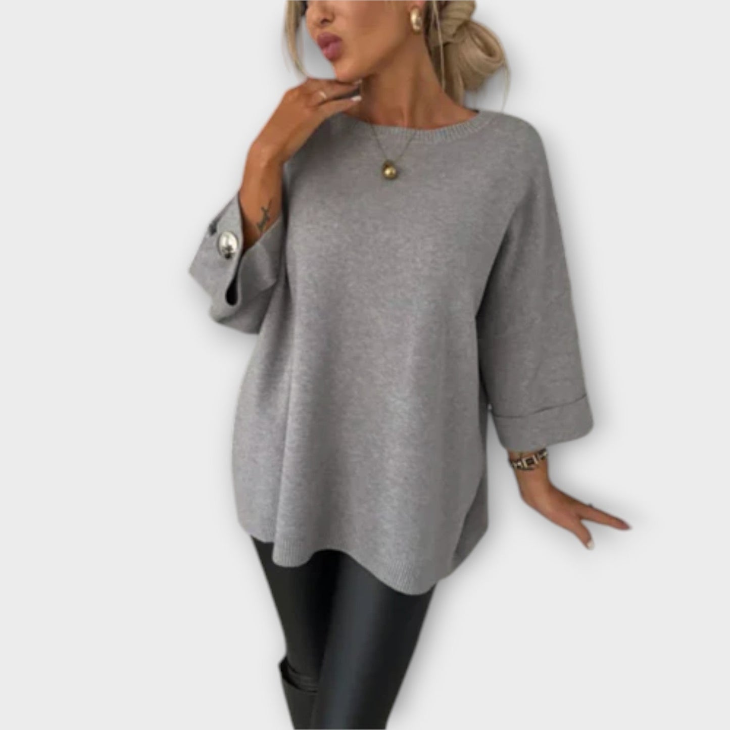 Heather – Grace Ruffle Blouse