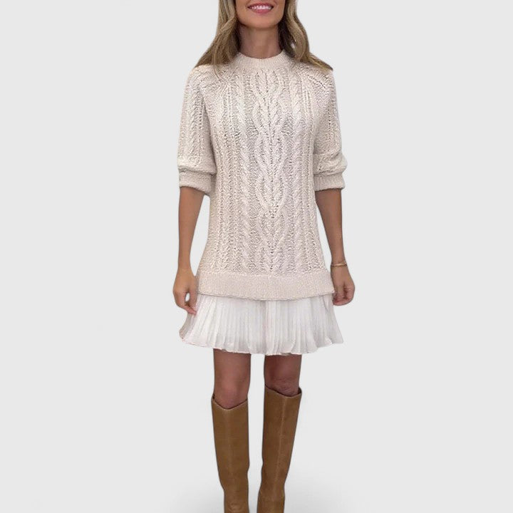 Ashlyvera - Elegant Sweater Dress