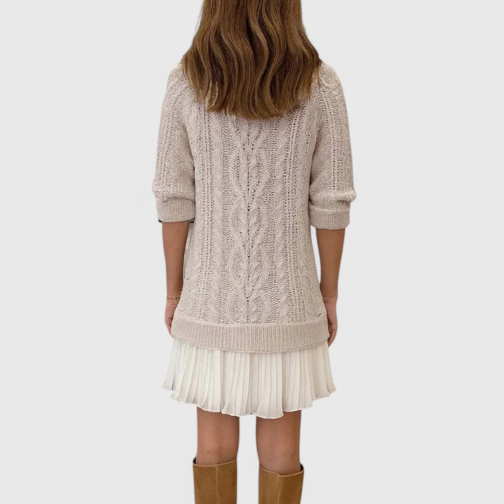 Ashlyvera - Elegant Sweater Dress