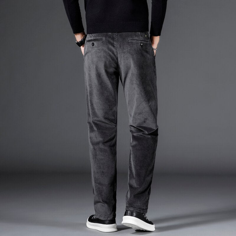 Jacorvin - Medium Waist Corduroy Chinos