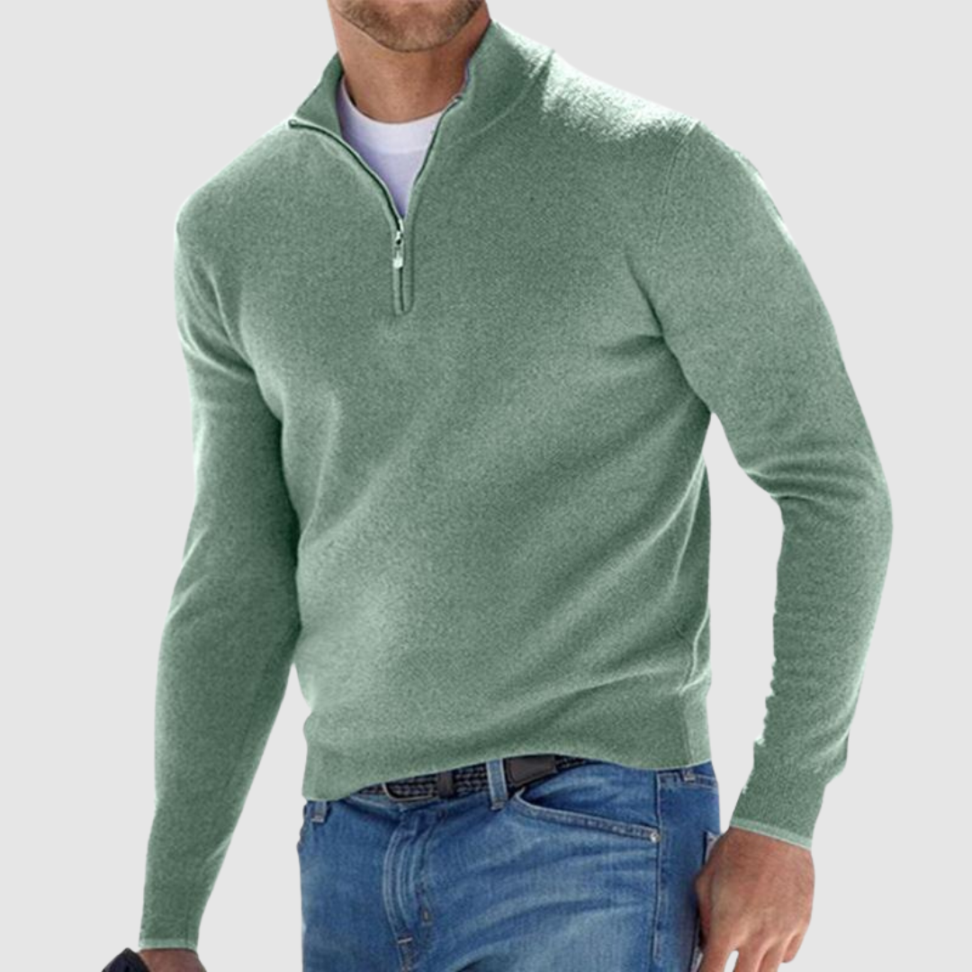 Hendrix - Effortless Comfort Zip Sweater