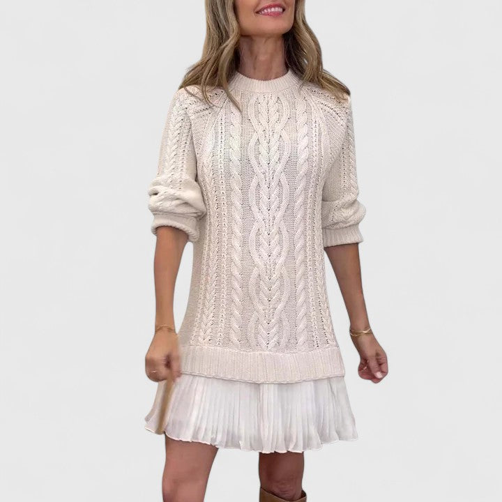 Ashlyvera - Elegant Sweater Dress