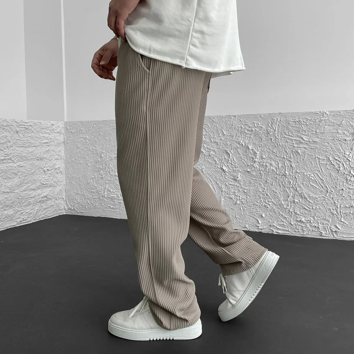 Calvin – Ribbed Knit Pants