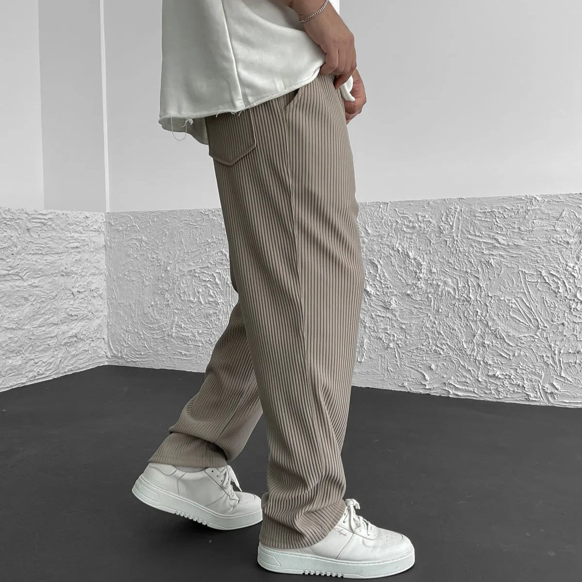 Calvin – Ribbed Knit Pants