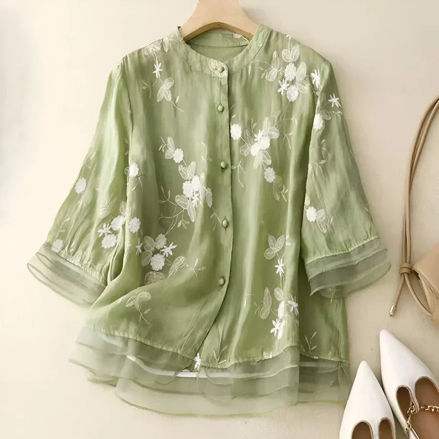 Kinsley – Fringe Suede Blouse