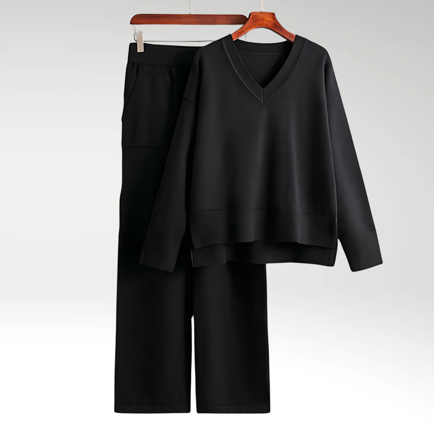 Sophia – Chic V-Neck Lounge Set