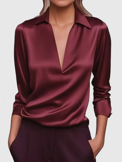 Nora – Velvet Bloom Blouse