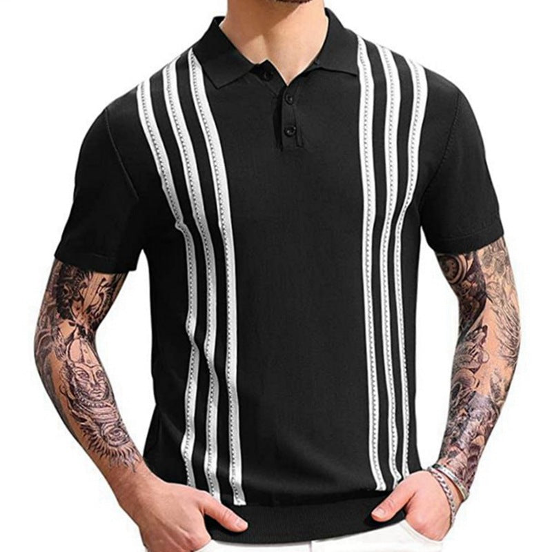 Denvaris - Casual Striped Polo