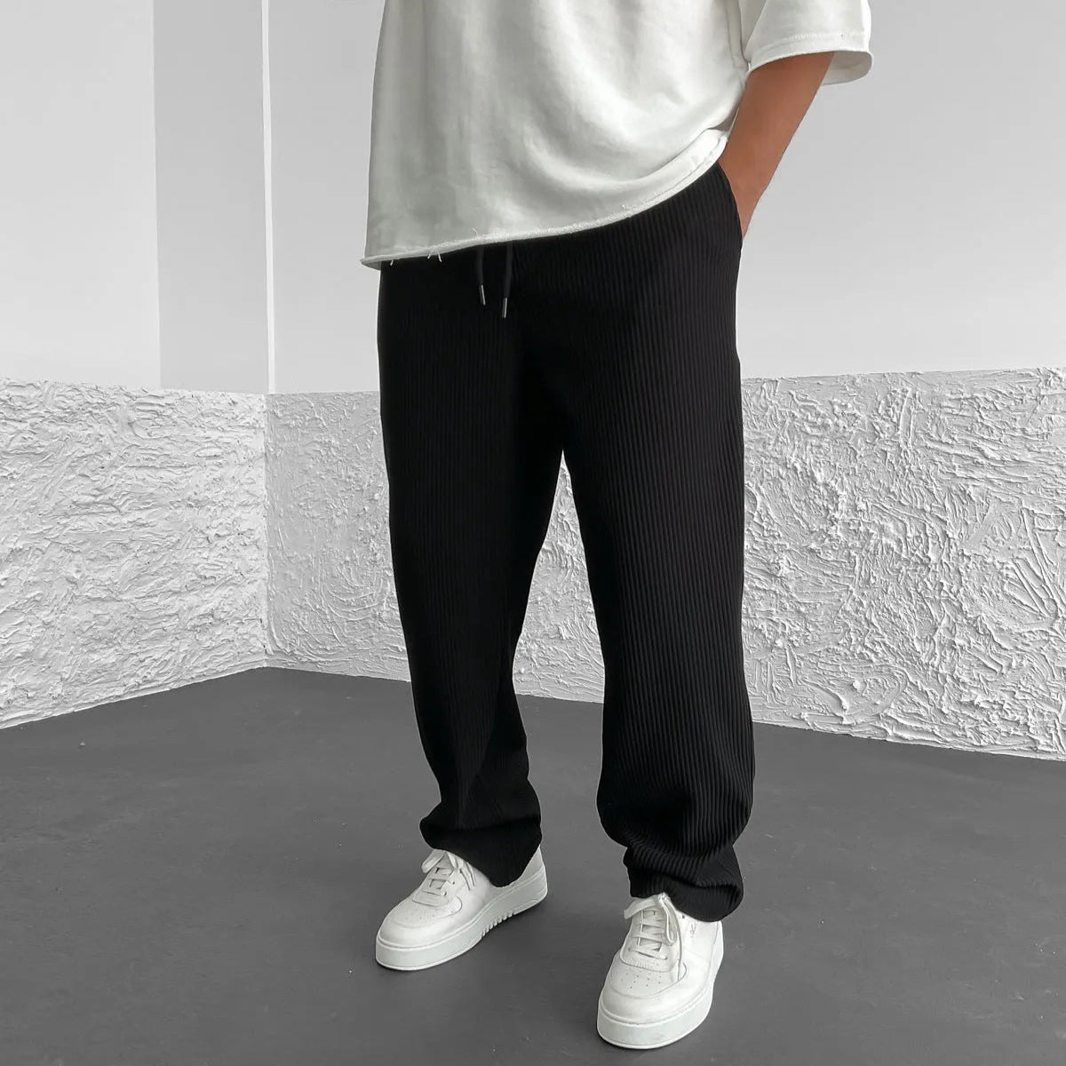 Calvin – Ribbed Knit Pants