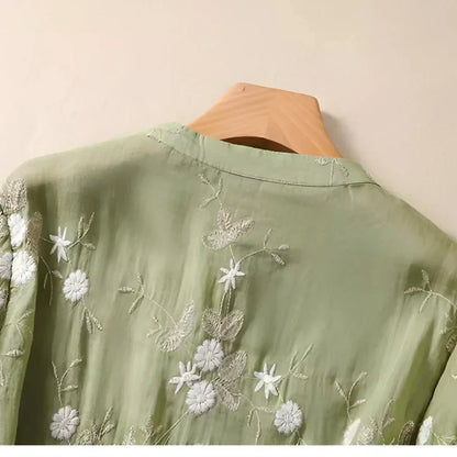 Kinsley – Fringe Suede Blouse