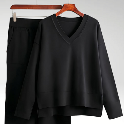Sophia – Chic V-Neck Lounge Set