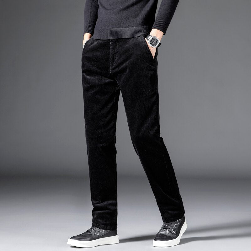 Jacorvin - Medium Waist Corduroy Chinos