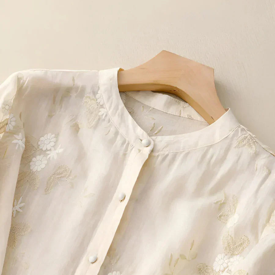 Kinsley – Fringe Suede Blouse