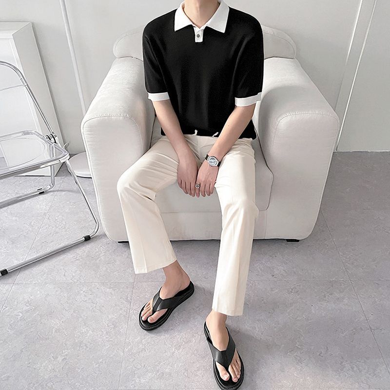 Adverin - Wide Sleeve Polo for Men