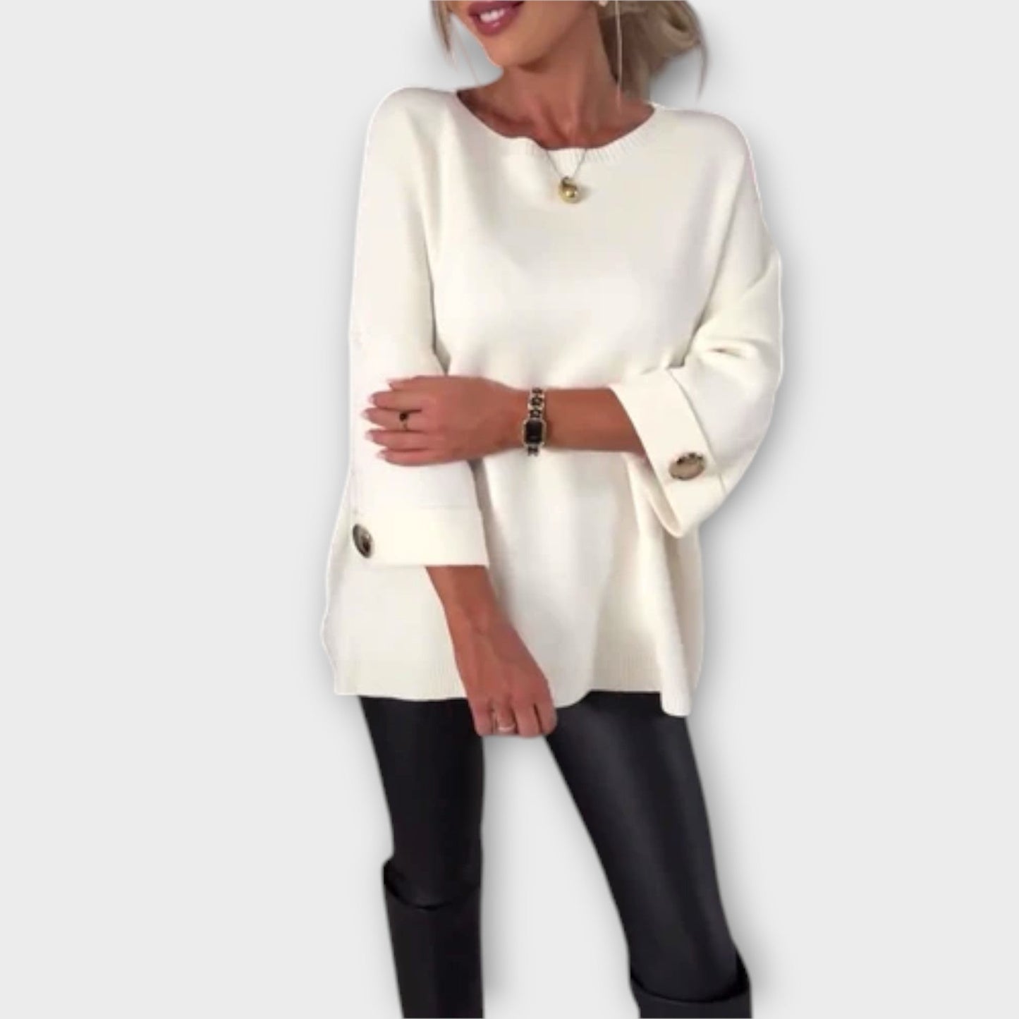 Heather – Grace Ruffle Blouse