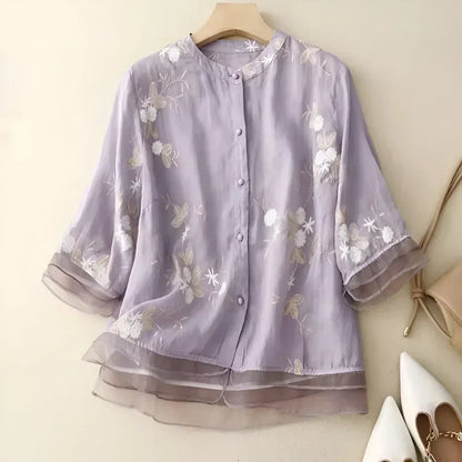 Kinsley – Fringe Suede Blouse
