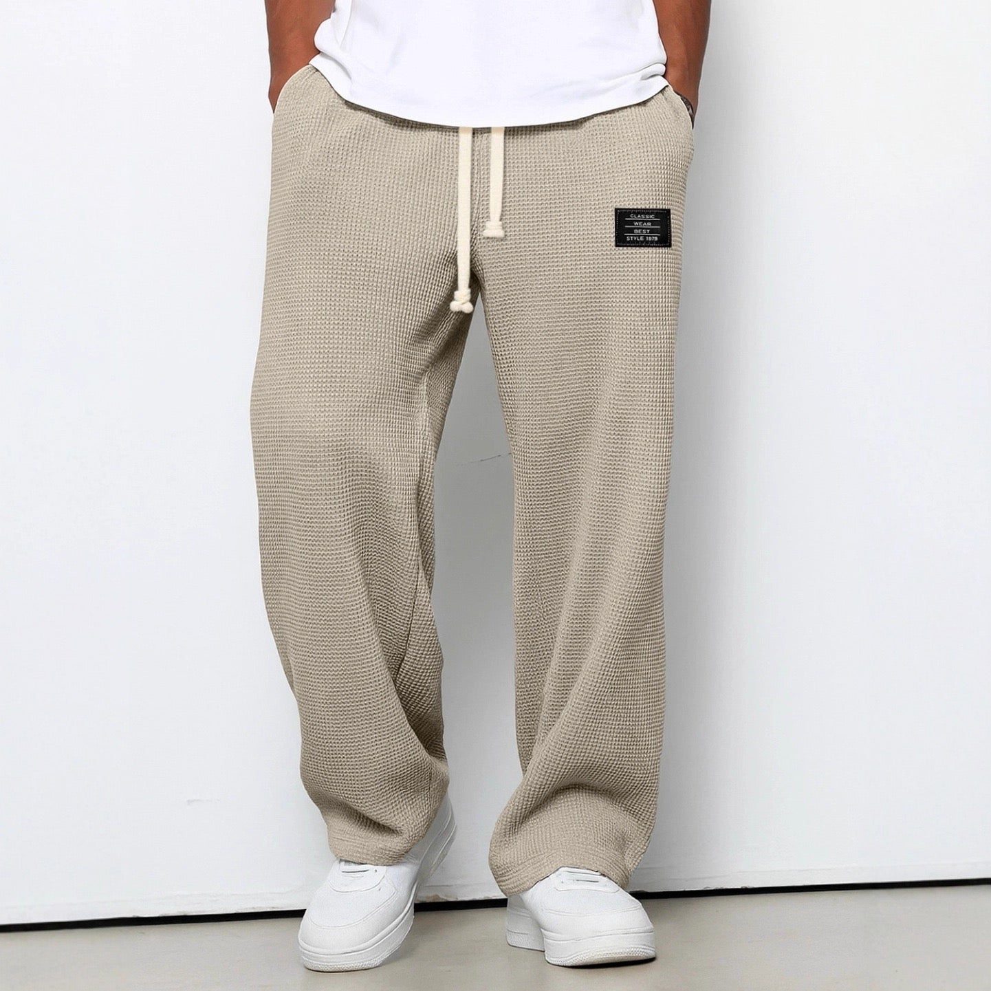Samuel – Adjustable Waist Wide Pants