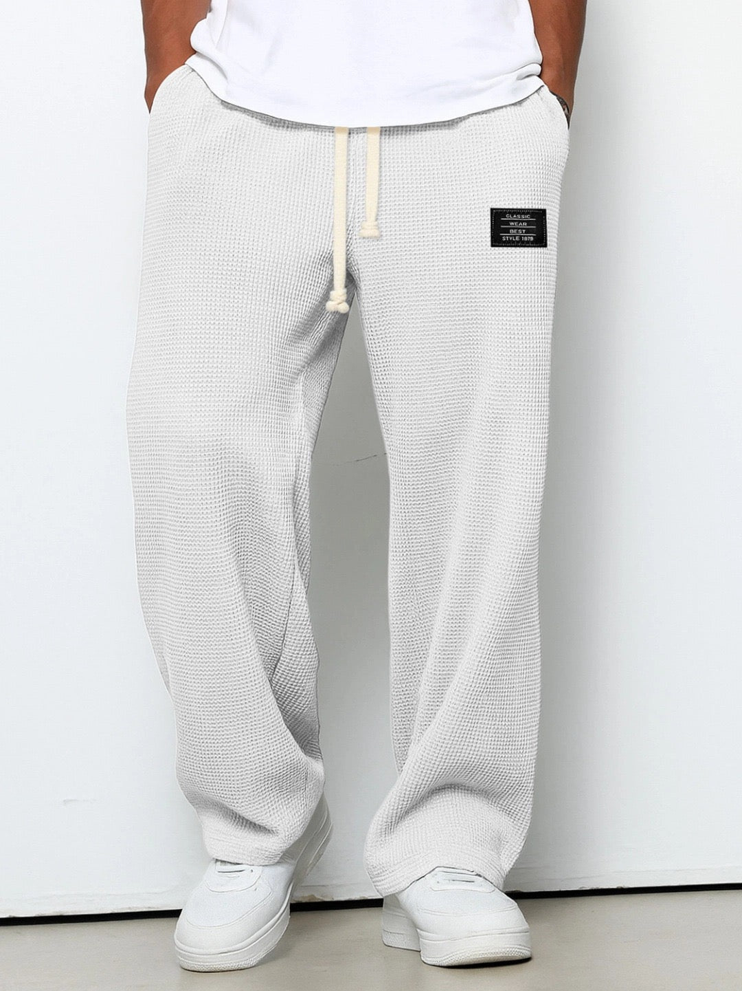 Samuel – Adjustable Waist Wide Pants