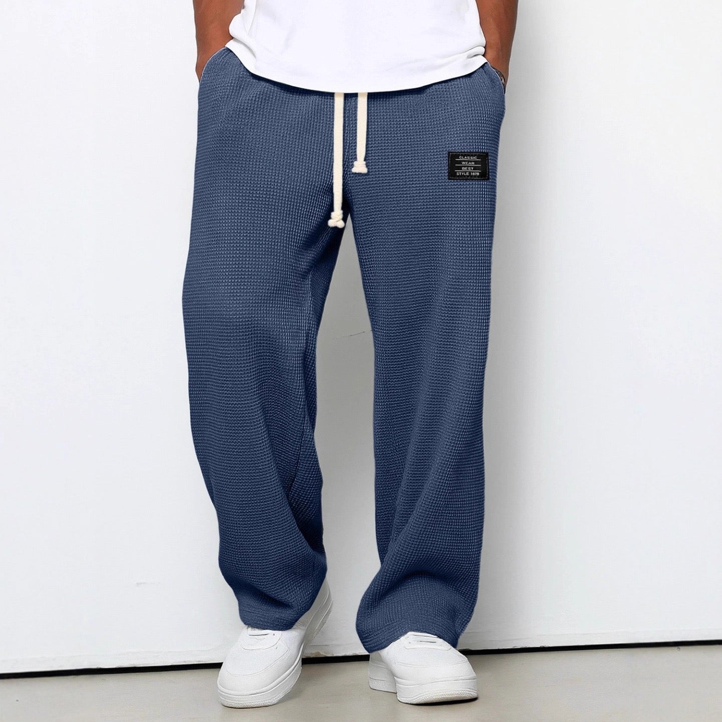 Samuel – Adjustable Waist Wide Pants
