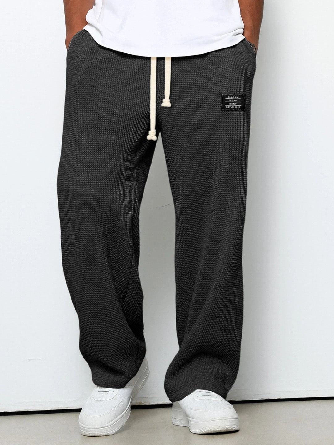 Samuel – Adjustable Waist Wide Pants