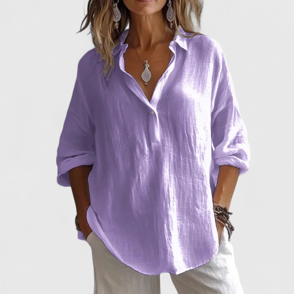 Lavinia – Satin Luxe Blouse