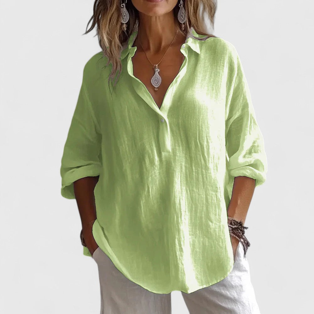 Lavinia – Satin Luxe Blouse