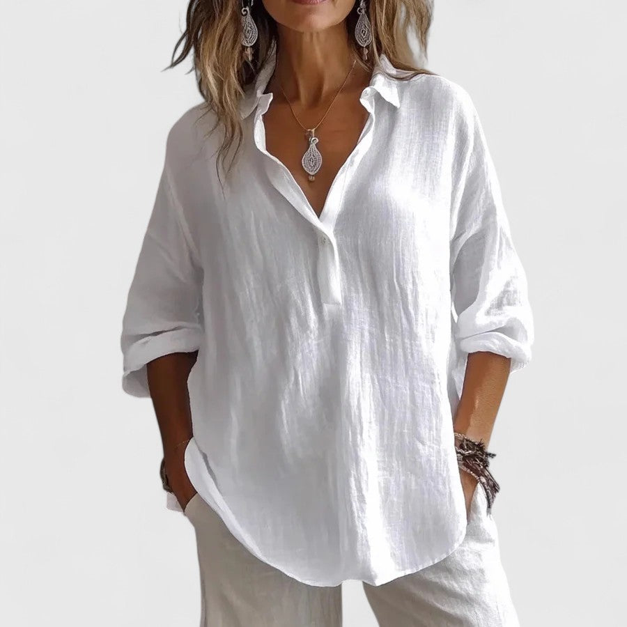 Lavinia – Satin Luxe Blouse