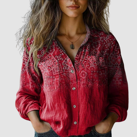 Zoe – Satin Glow Blouse
