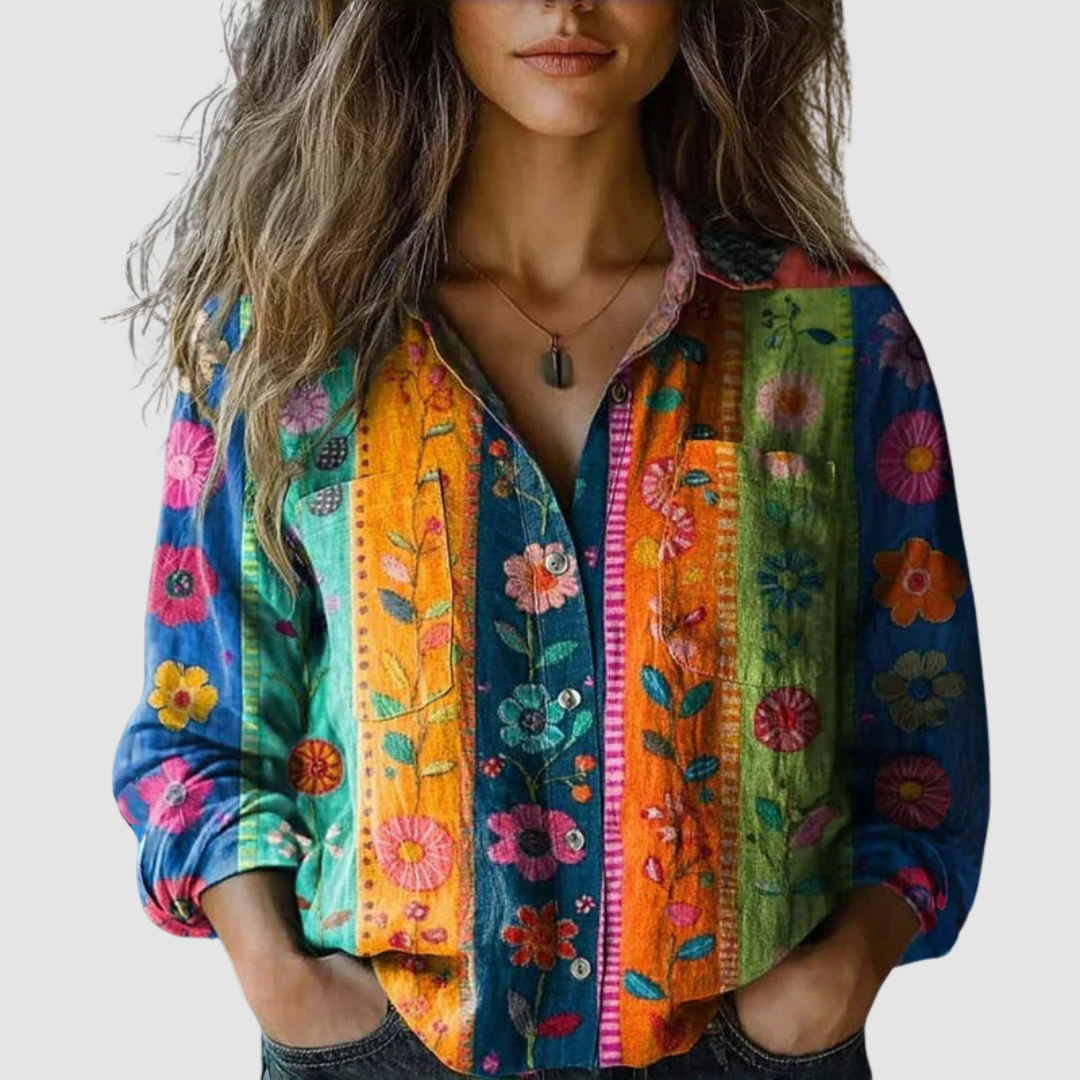 Zoe – Satin Glow Blouse
