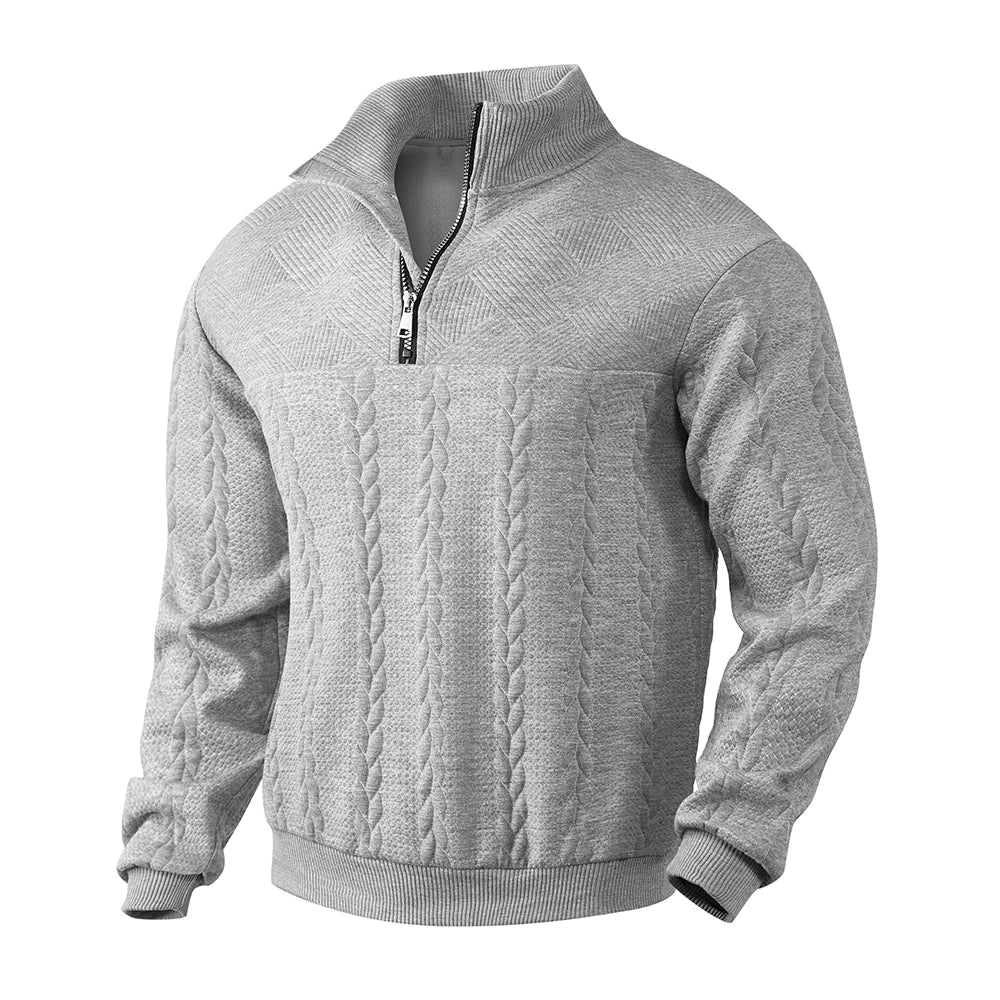 Henvaro - Premium Quarter Zip Sweatshirt