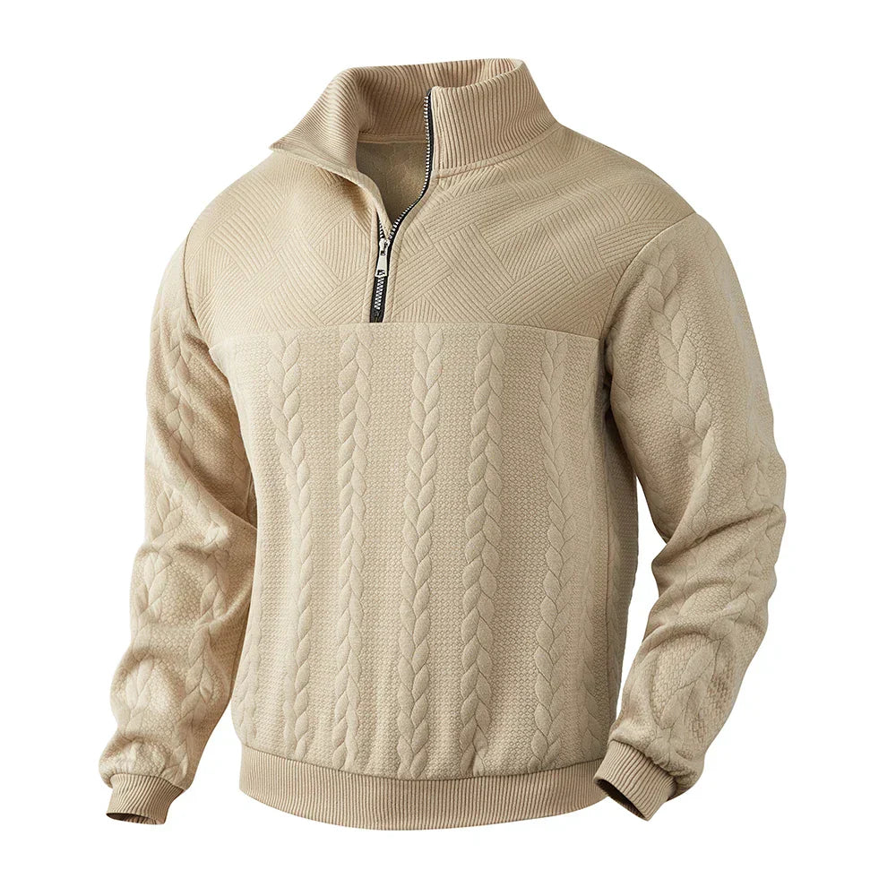 Henvaro - Premium Quarter Zip Sweatshirt