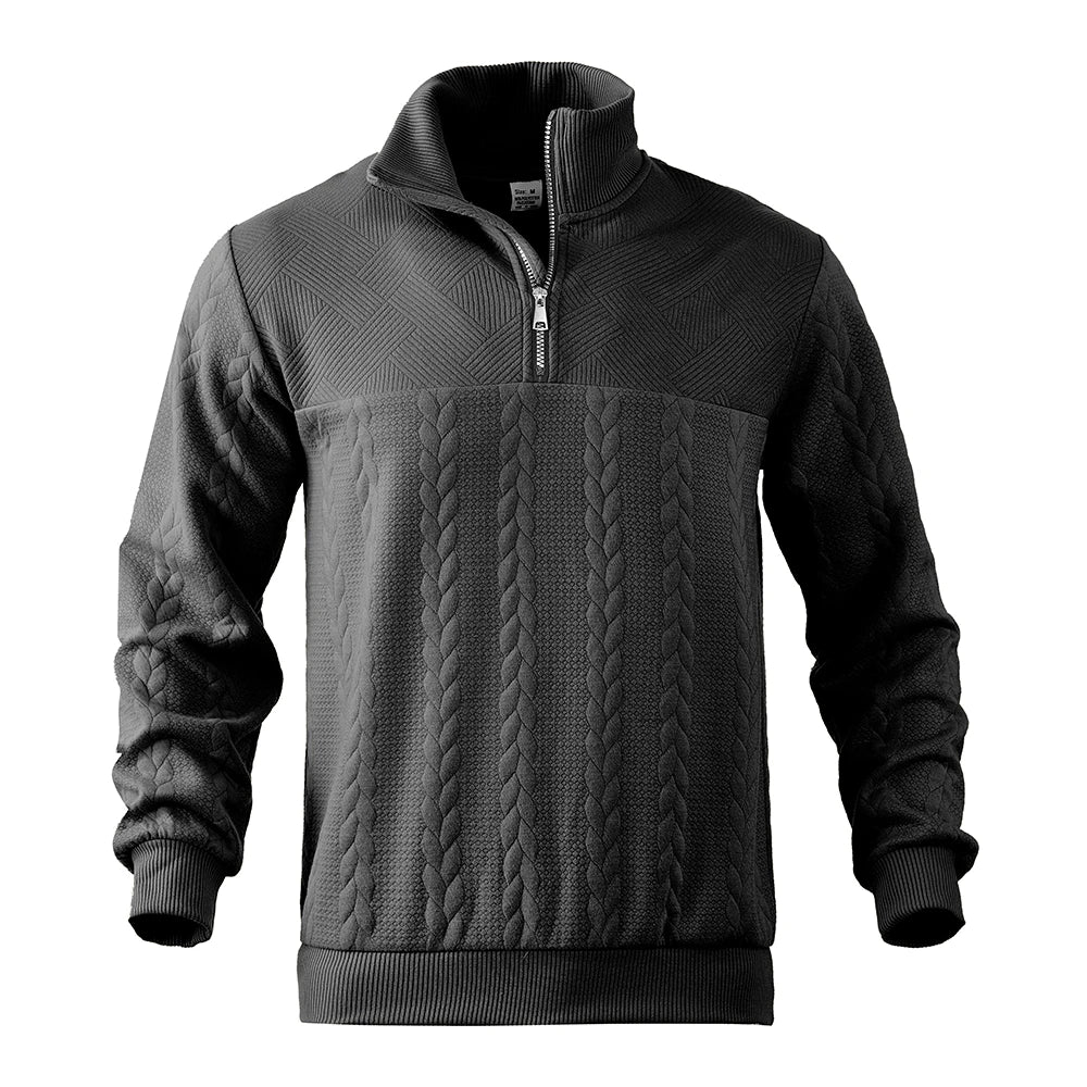 Henvaro - Premium Quarter Zip Sweatshirt