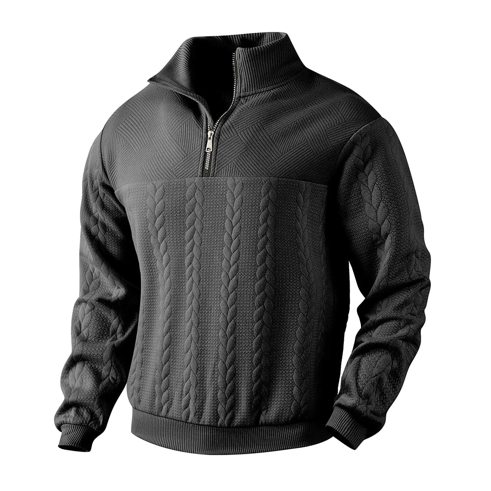 Henvaro - Premium Quarter Zip Sweatshirt
