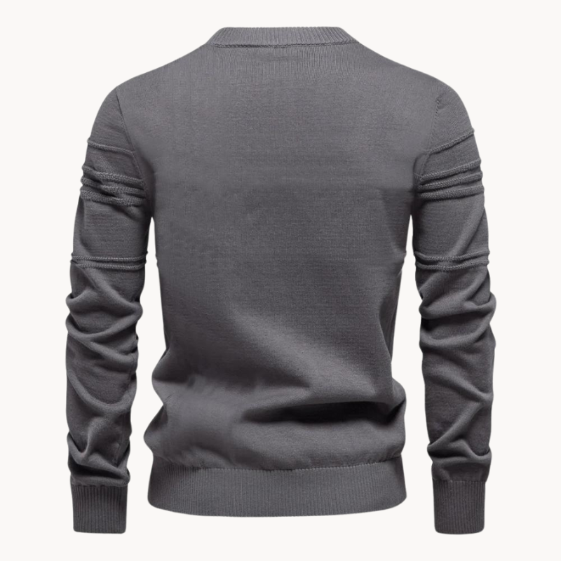 Ryven - Stylish Men's Sweater with Checkered Design