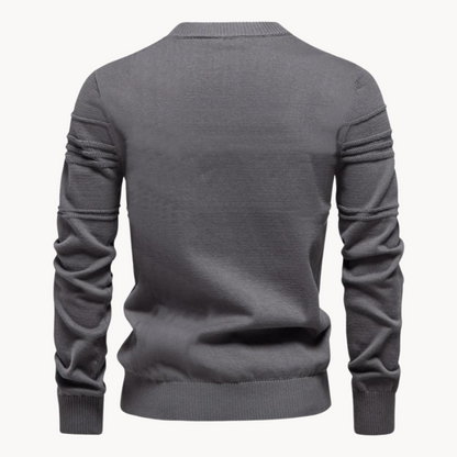 Ryven - Stylish Men's Sweater with Checkered Design