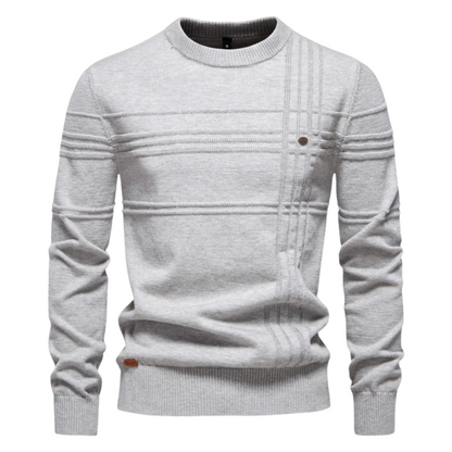 Ryven - Stylish Men's Sweater with Checkered Design
