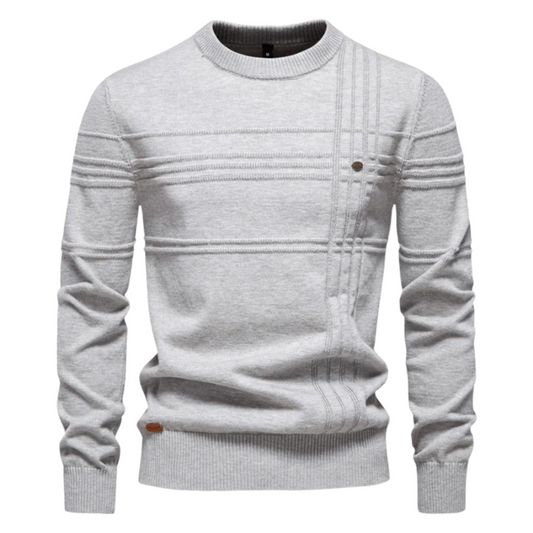 Ryven - Stylish Men's Sweater with Checkered Design