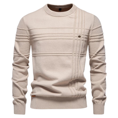 Ryven - Stylish Men's Sweater with Checkered Design