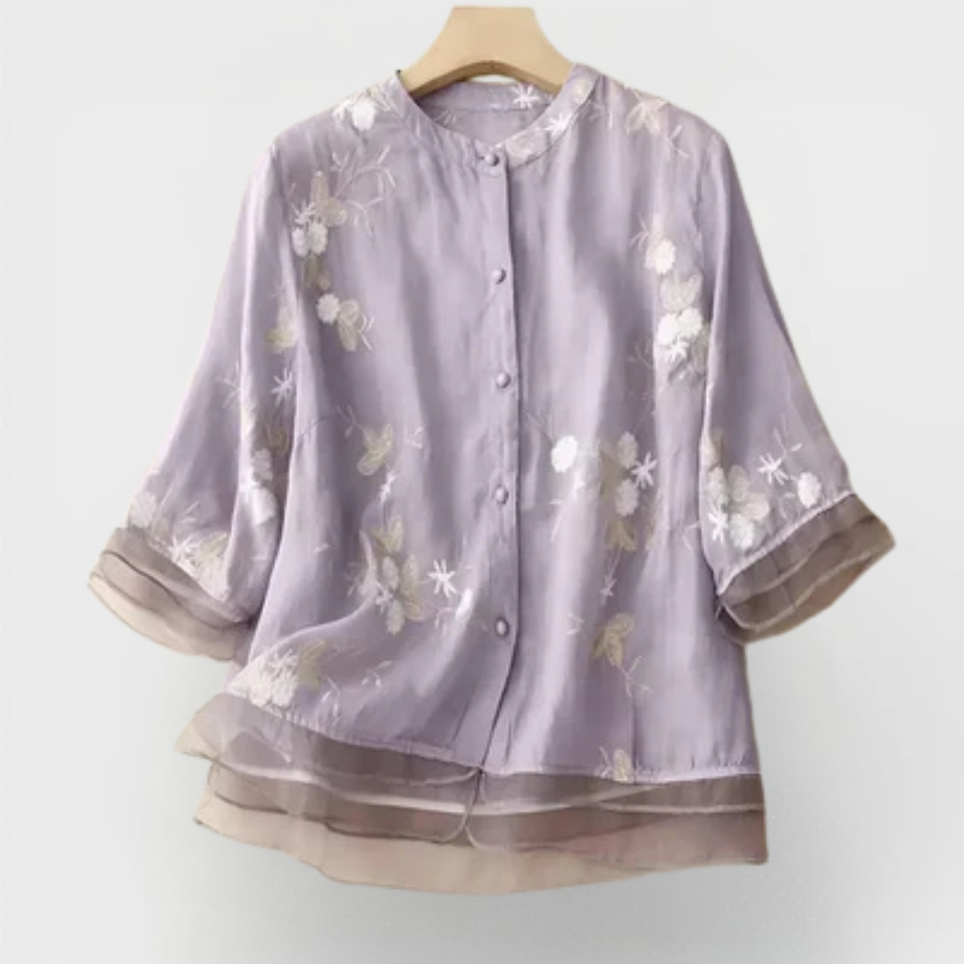 Kinsley – Fringe Suede Blouse