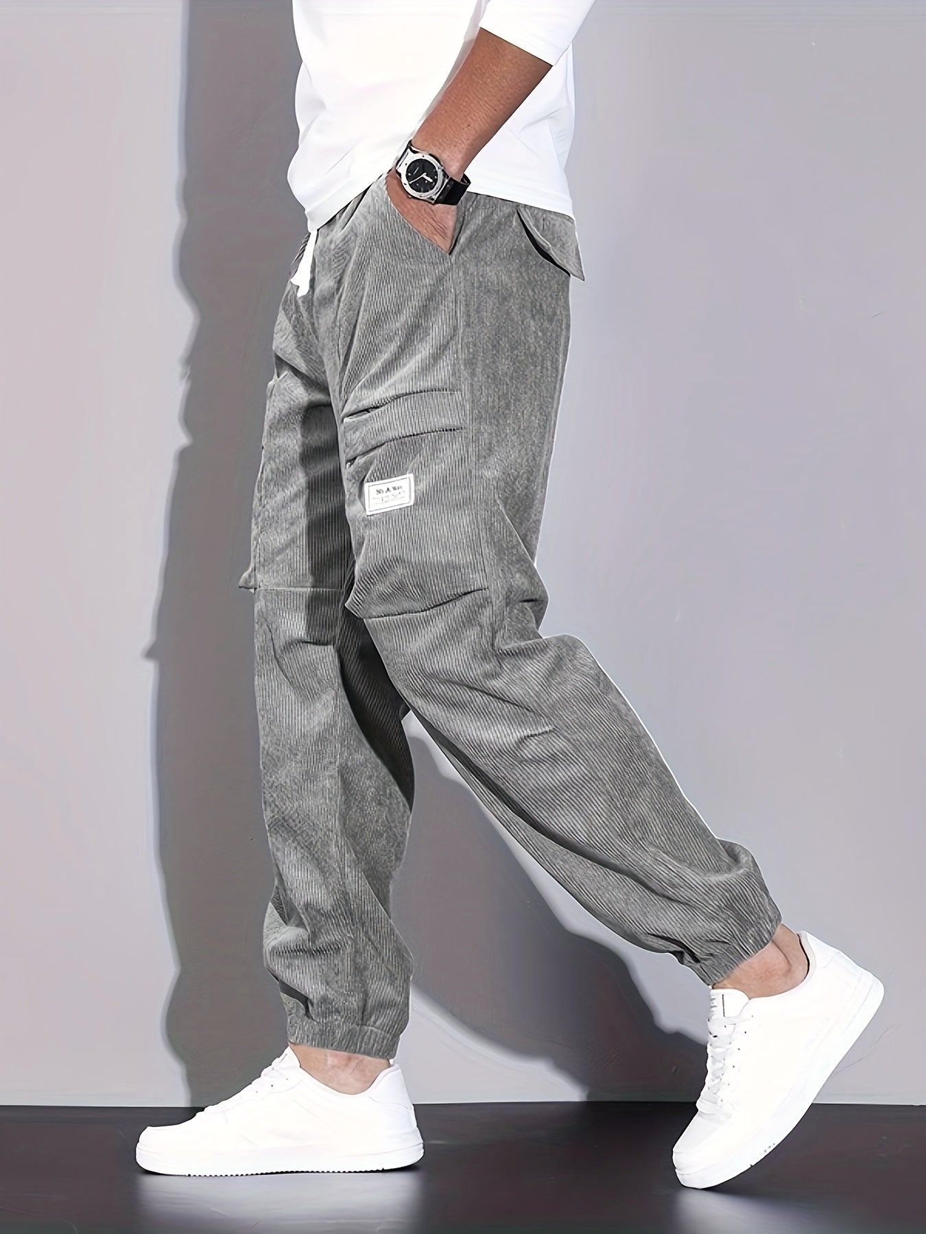 Cole – Corduroy Cargo Pants