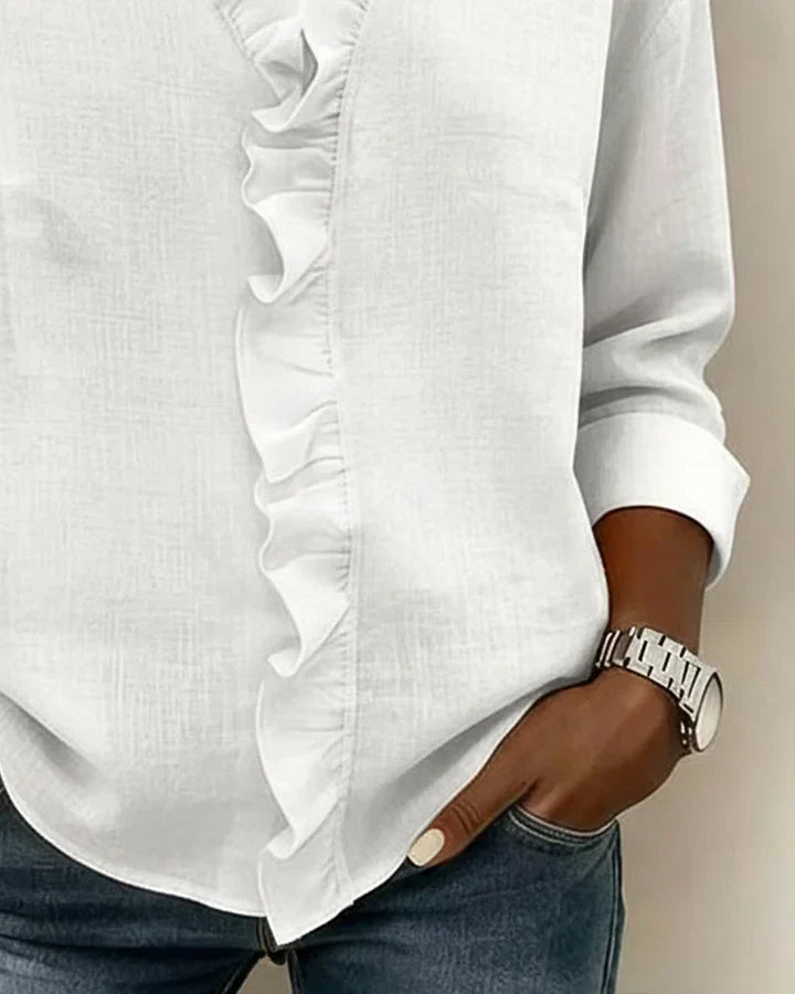 Beatrix – V-Neck Elegance Shirt