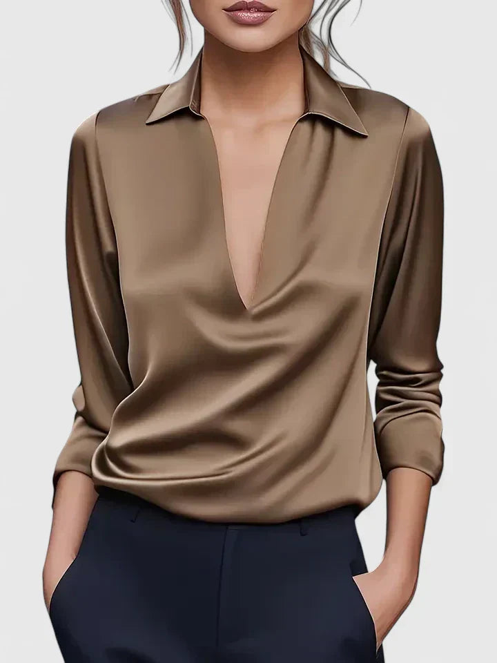 Nora – Velvet Bloom Blouse