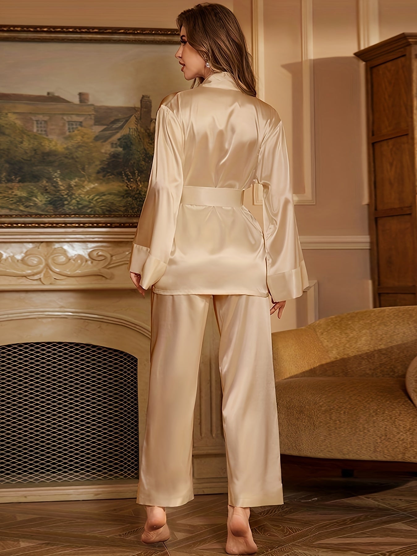 Victoria — Elegance Robe & Pajama Set