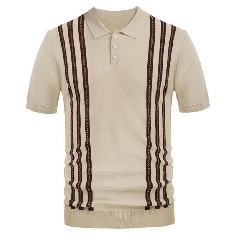 Denvaris - Casual Striped Polo