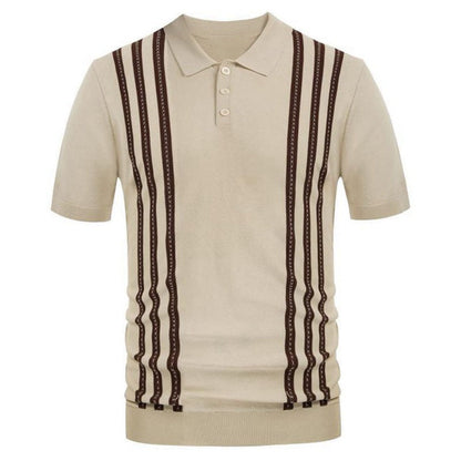 Denvaris - Casual Striped Polo
