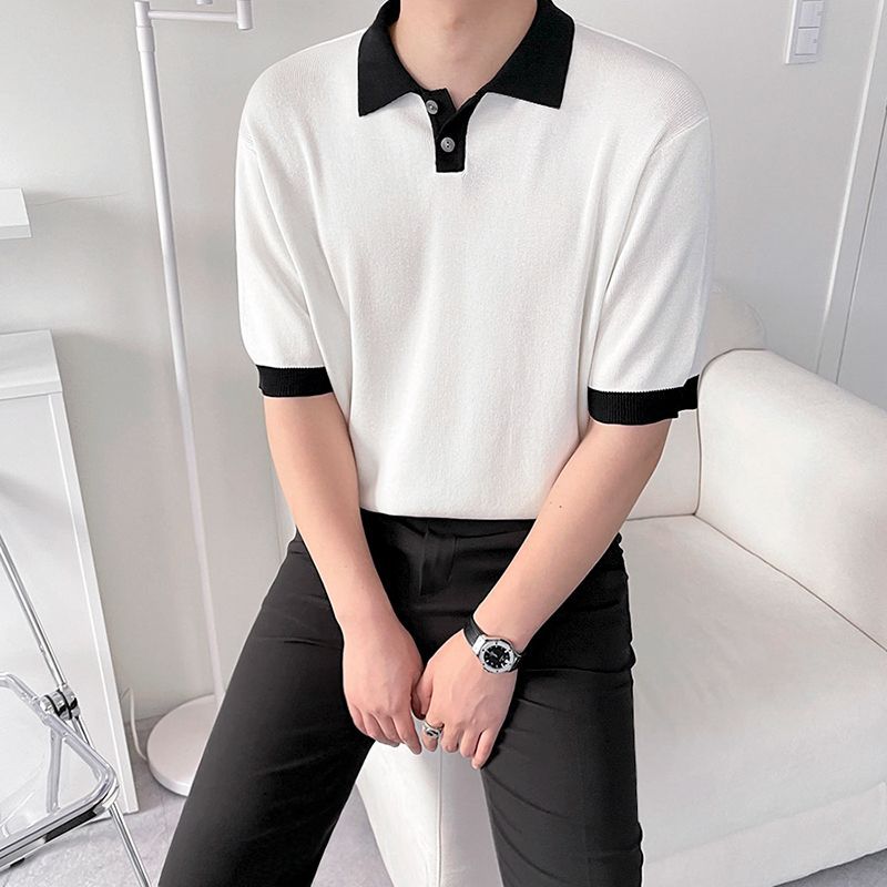 Adverin - Wide Sleeve Polo for Men