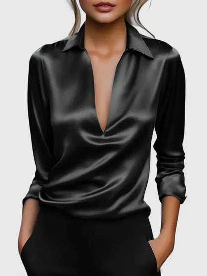 Nora – Velvet Bloom Blouse