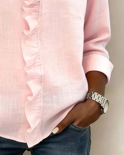Beatrix – V-Neck Elegance Shirt